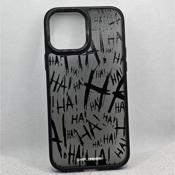 IPhone 13 Pro Max The Joker Jokester Black Haha SimplyMdrn Phone Case - Tough - Picture 7 of 12